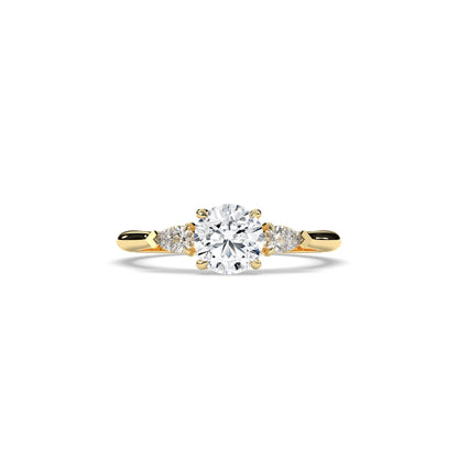 Amina Round Trio Ring
