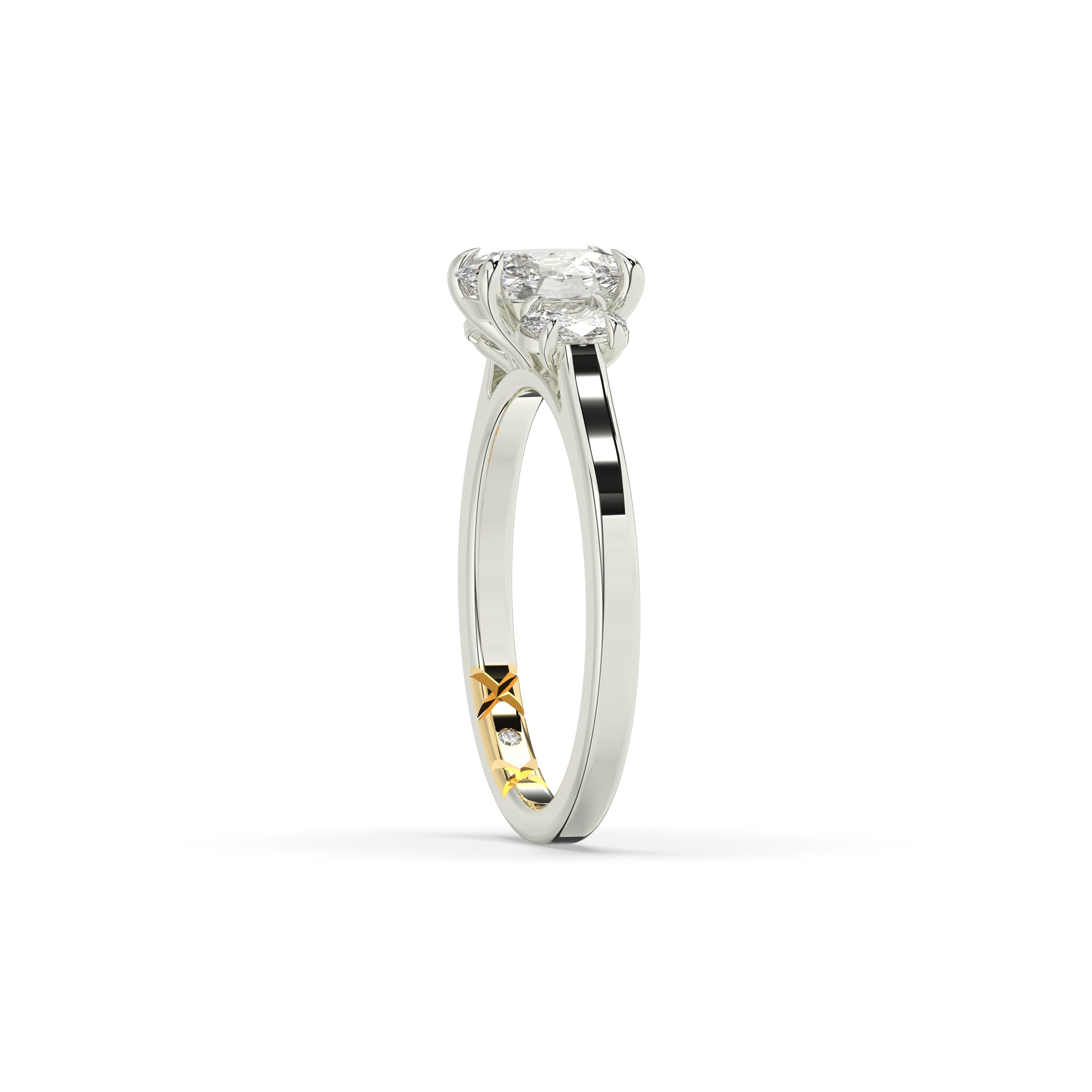 Nadja Ovaler Trio Ring