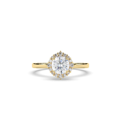 Serina Round Halo Ring