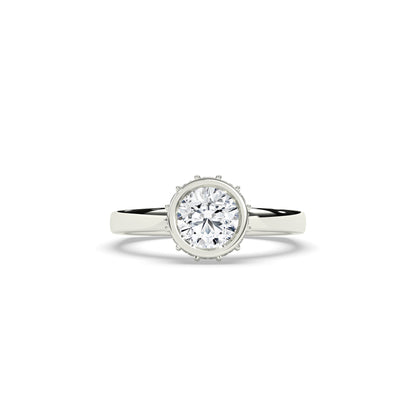 Grace Round Halo Ring