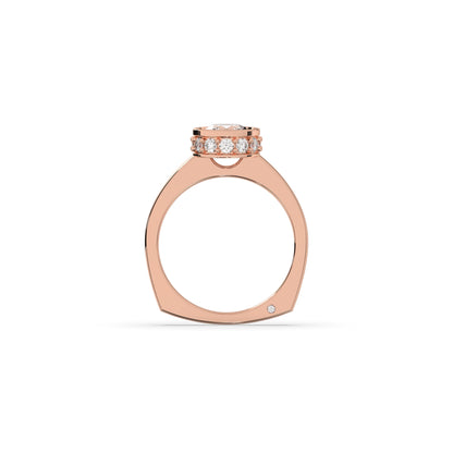 Grace Round Halo Ring