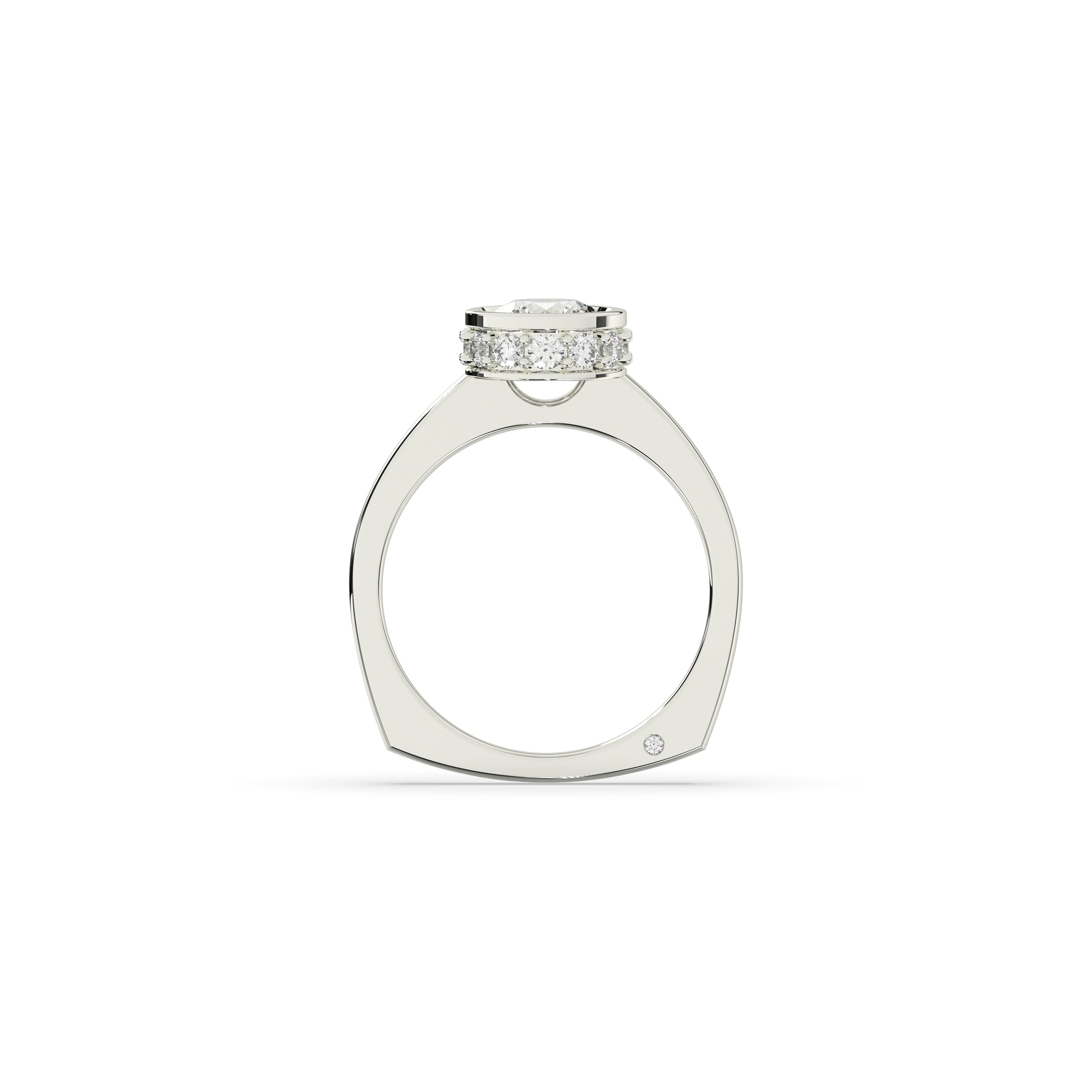 Grace Round Halo Ring