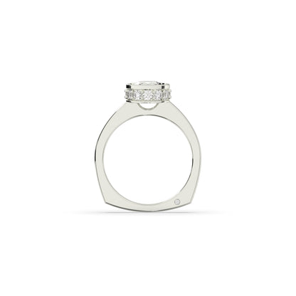 Grace Round Halo Ring