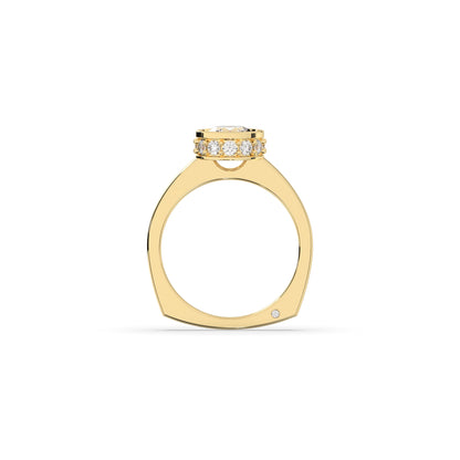Grace Round Halo Ring