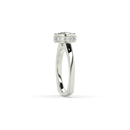 Grace Round Halo Ring