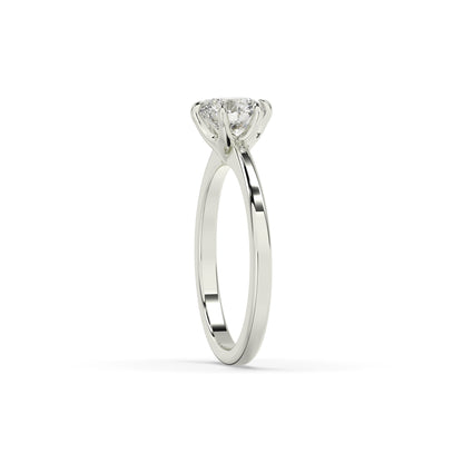Valeria Round Solitaire Ring