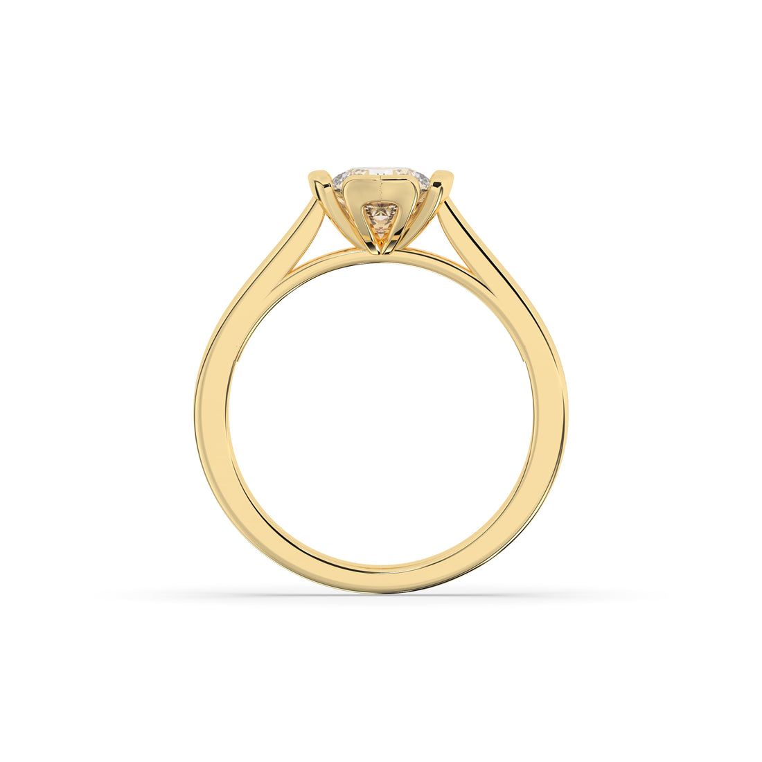 Elara Round Solitaire Ring