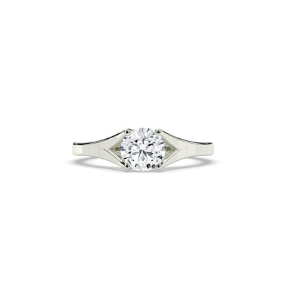 Nora Round Solitaire Ring