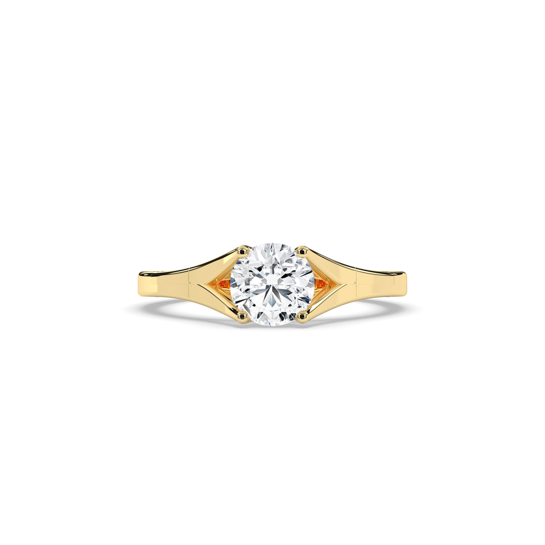Nora Round Solitaire Ring