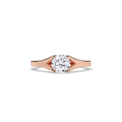 Nora Round Solitaire Ring