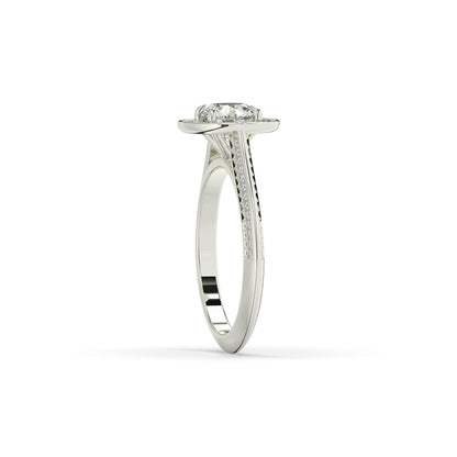 Tilda Round Halo Ring