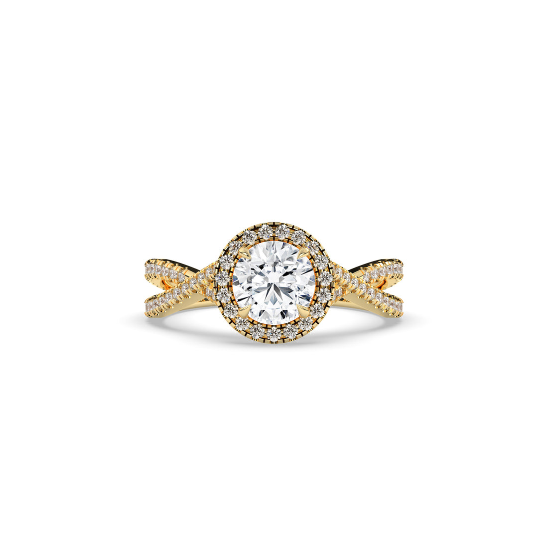 Emilia Round Halo Ring