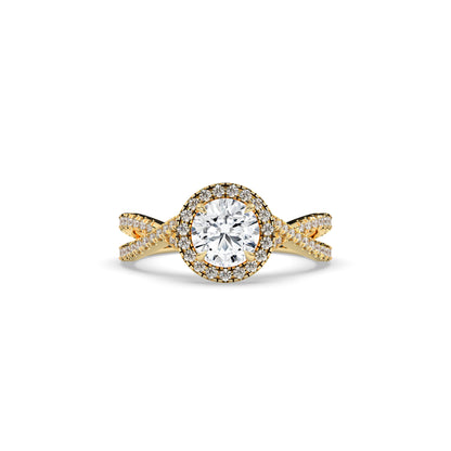 Emilia Round Halo Ring