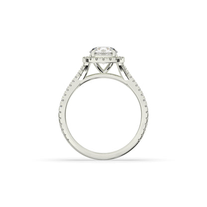 Emilia Round Halo Ring