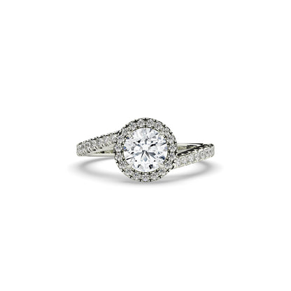 Luci Round Halo Ring