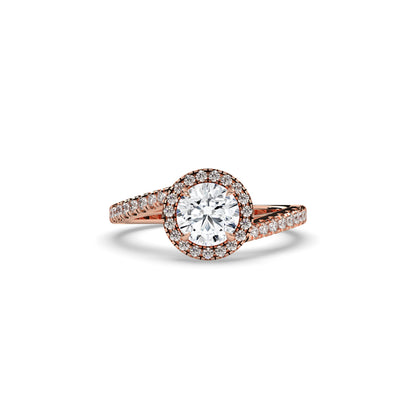 Luci Round Halo Ring