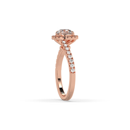 Luci Round Halo Ring