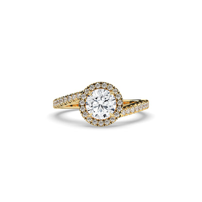 Luci Round Halo Ring