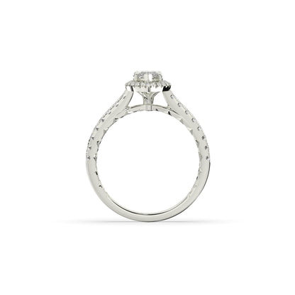Alina Marquise Halo Ring