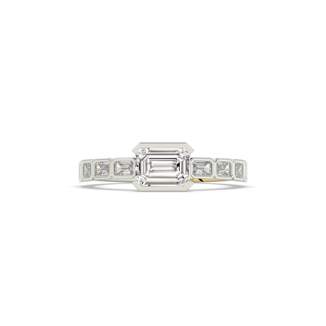 Celia Emerald Halo Ring