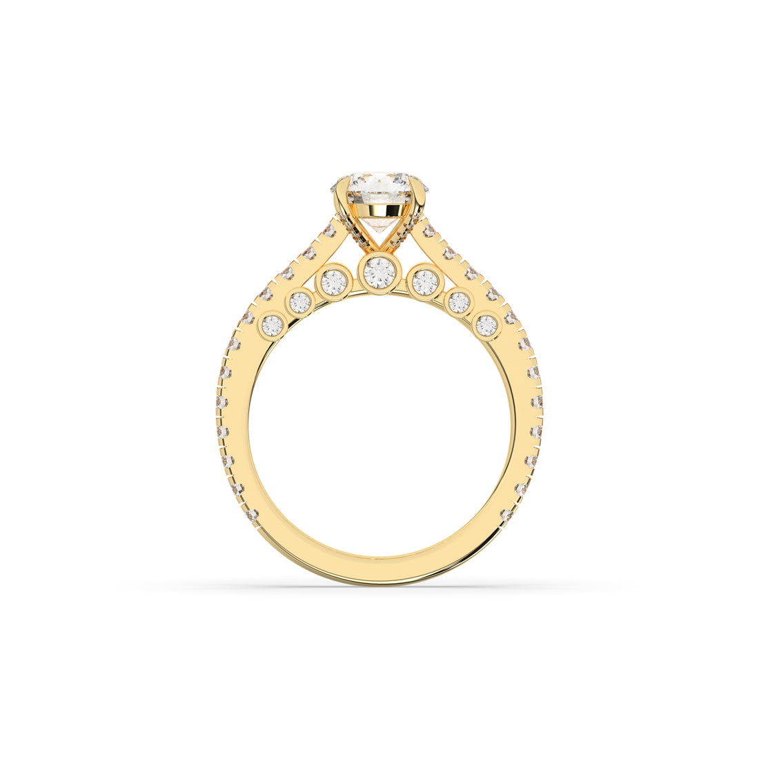 Liv Round Halo Ring