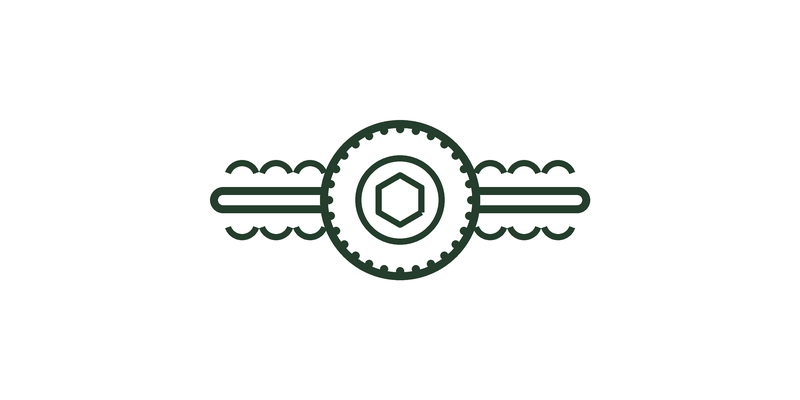 Vintage ring setting icon