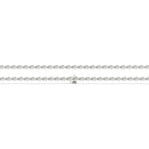 Hermine Tennisarmband mit Labordiamanten im Tropfenschliff aus 585 Weißgold, flach liegend, volle Länge 