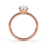 Nadine Dutch Marquise Solitaire Ring 585 Rose Gold upright 