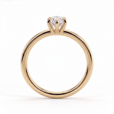 Nadine Dutch Marquise Solitaire Ring 750 Yellow Gold upright 
