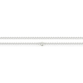 Mareike Tennisarmband mit Labordiamanten im Brillantschliff aus 585 Weißgold, flach liegend, volle Länge 