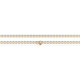 Noa Tennisarmband mit Labordiamanten im Smaragdschliff mit Zargenfassung aus 585 Gelbgold, flach liegend, volle Länge 