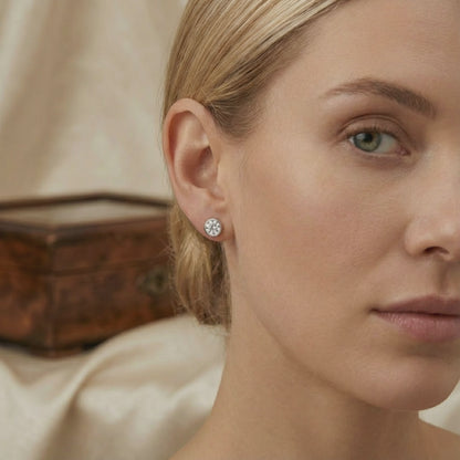 Cleo Round Stud Earring